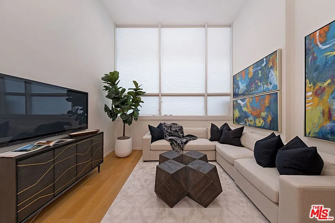 Double-height living room