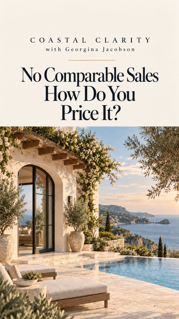 Coastal Clarity with Georgina — How Do You Price a Home With No Comparable Sales?