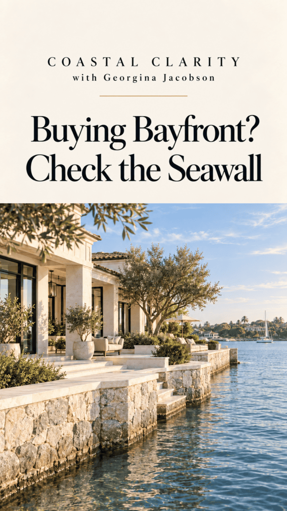 Coastal Clarity with Georgina — Buying a Bayfront Home: Why I Recommend a Seawall Inspection